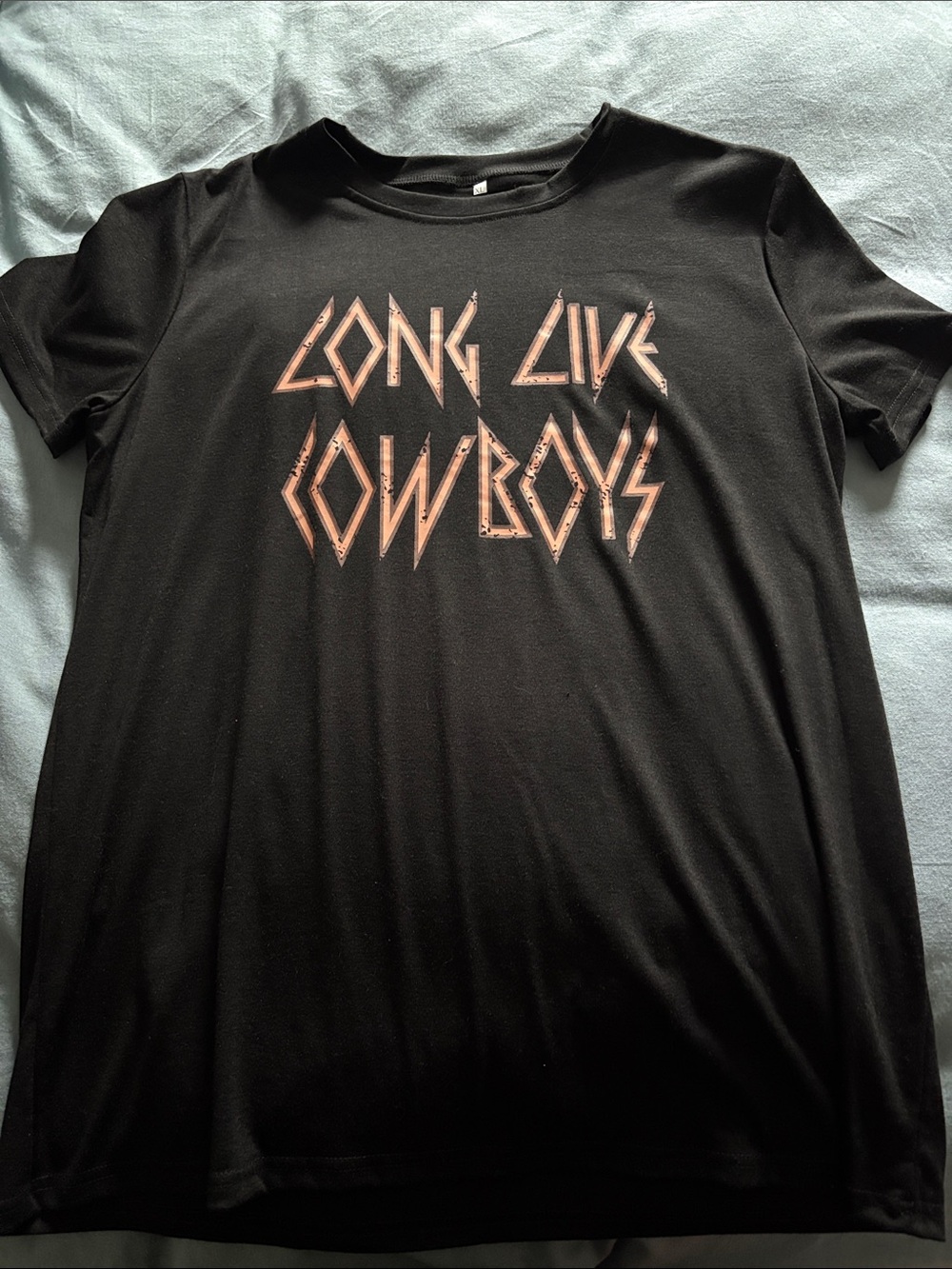 Long Live Cowboys Graphic Tee - Black